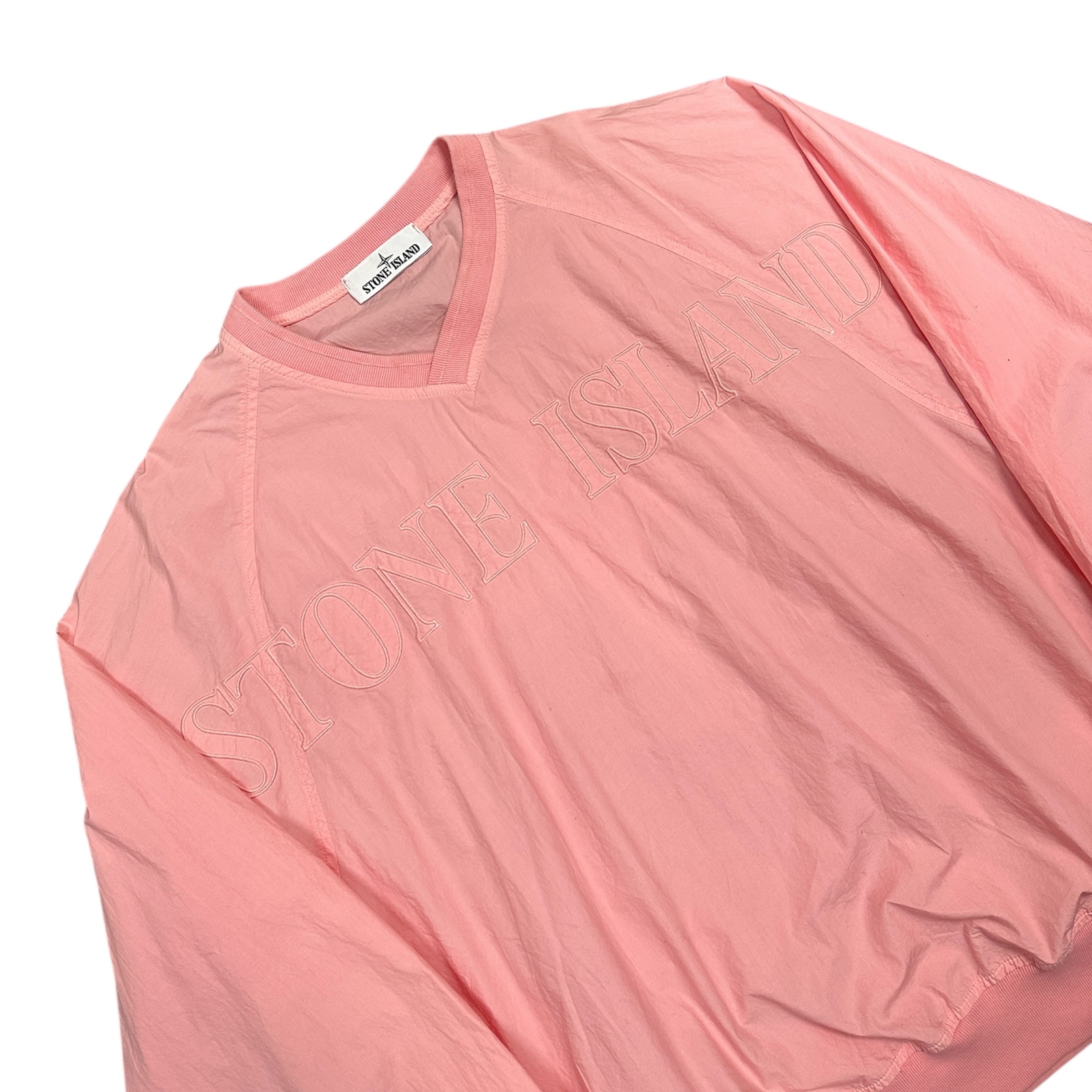 STONE ISLAND LIGHT COTTON TELA CREWNECK (M)