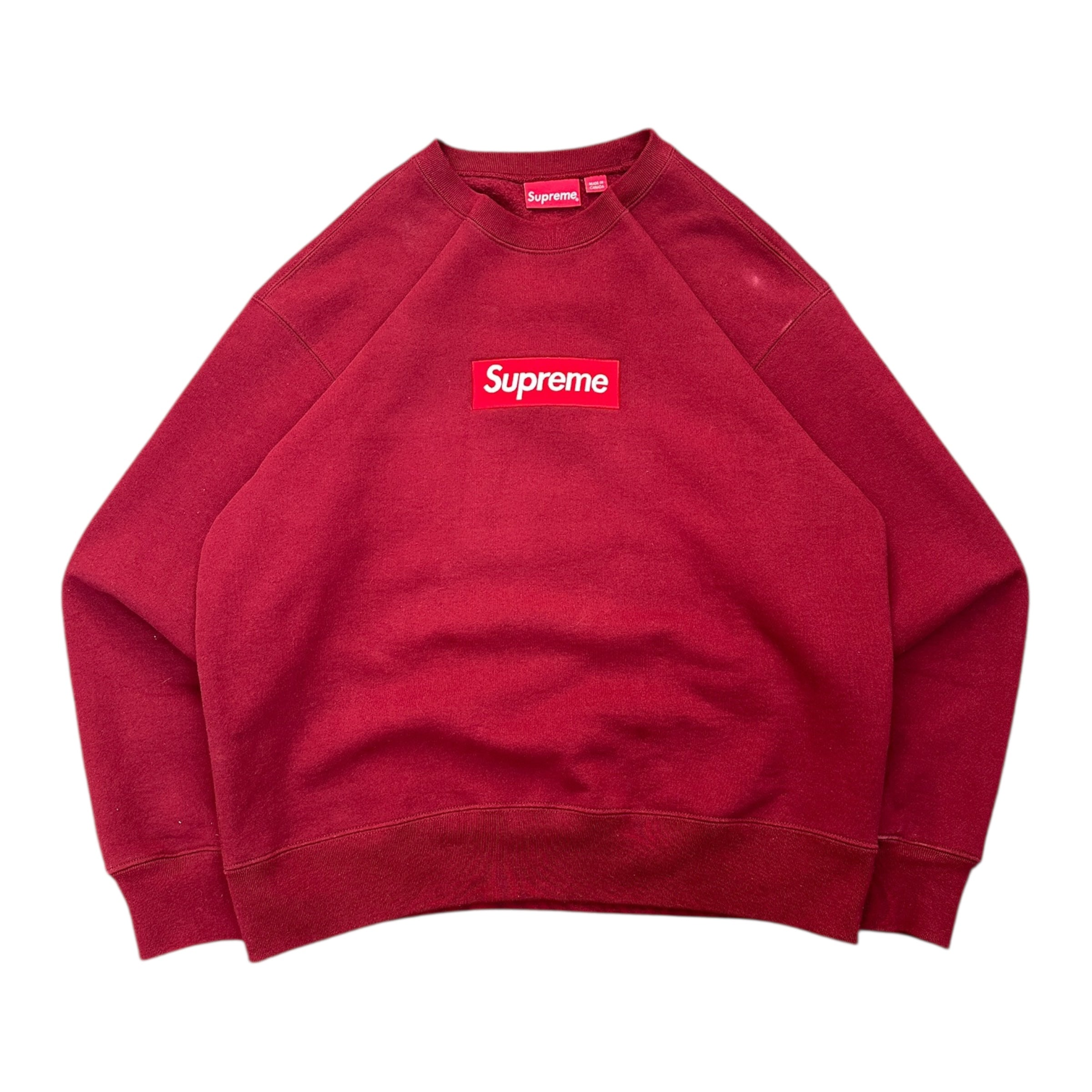 SUPREME BOX LOGO CREWNECK (M)