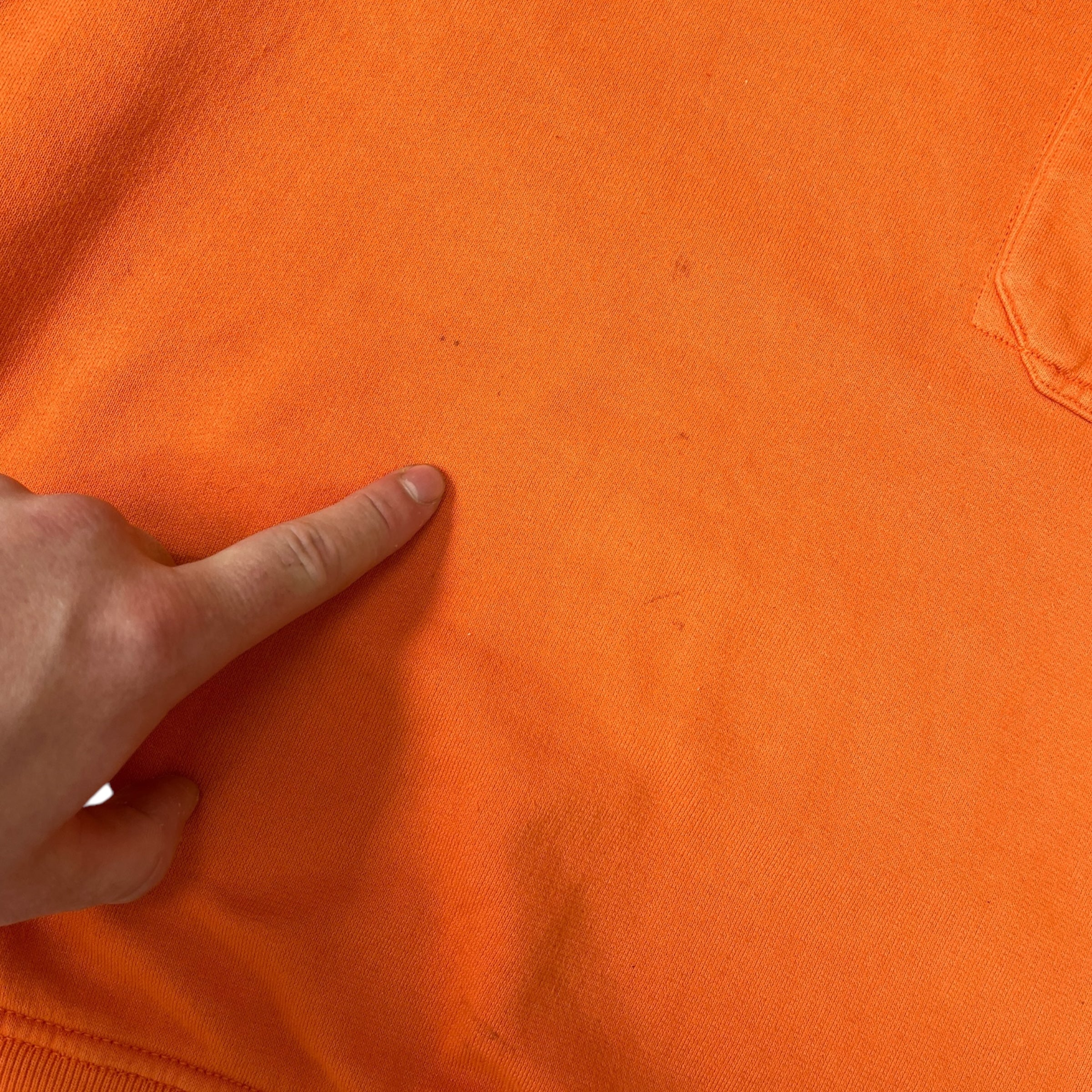 STONE ISLAND CREWNECK ORANGE (M)