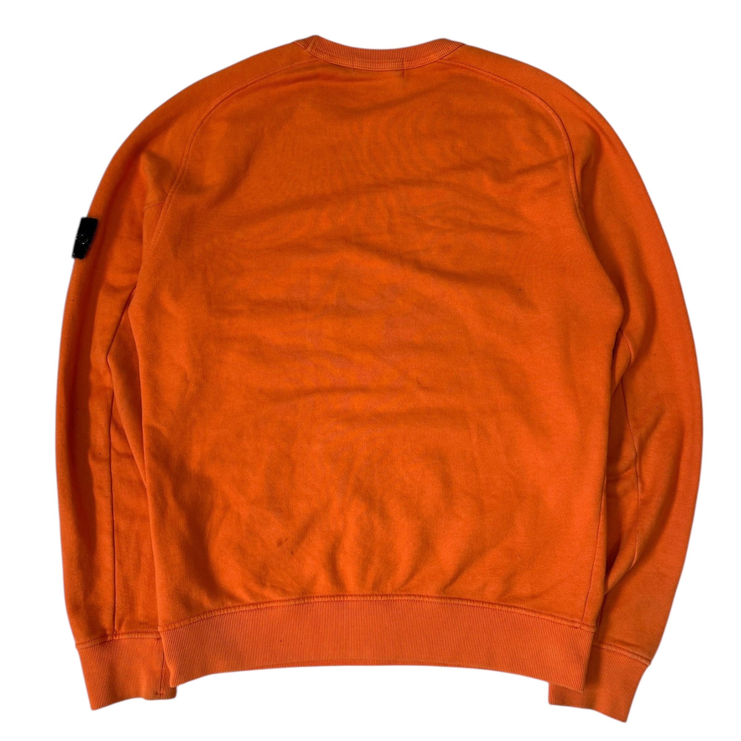 STONE ISLAND CREWNECK ORANGE (M)