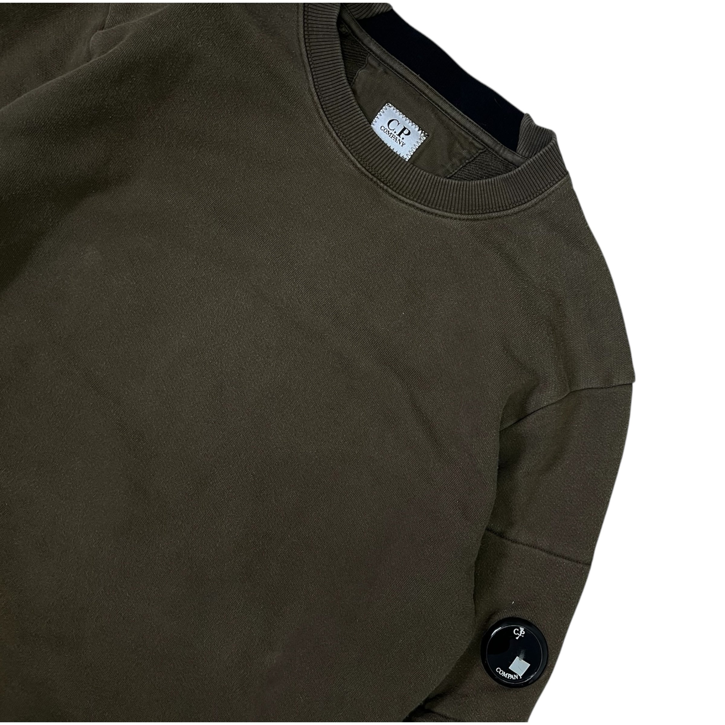 CP COMPANY CREWNECK GREEN (M)