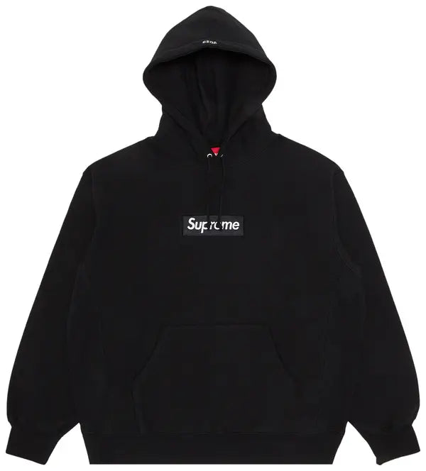 SUPREME BOX LOGO HOODIE BLACK FW23 (S)