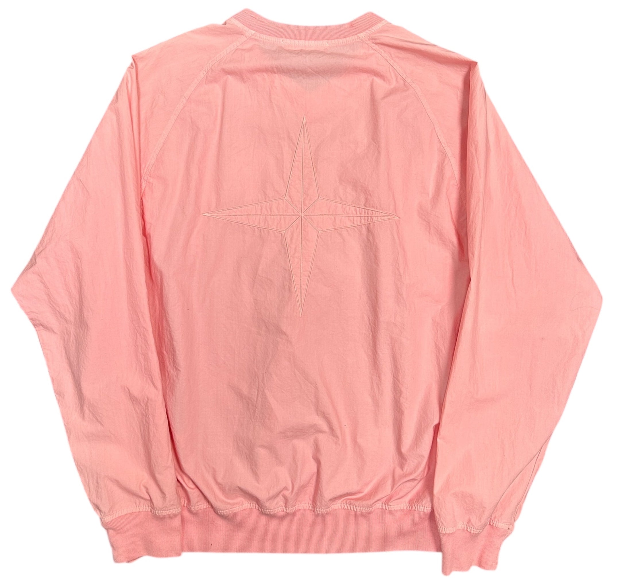 STONE ISLAND LIGHT COTTON TELA CREWNECK (M)