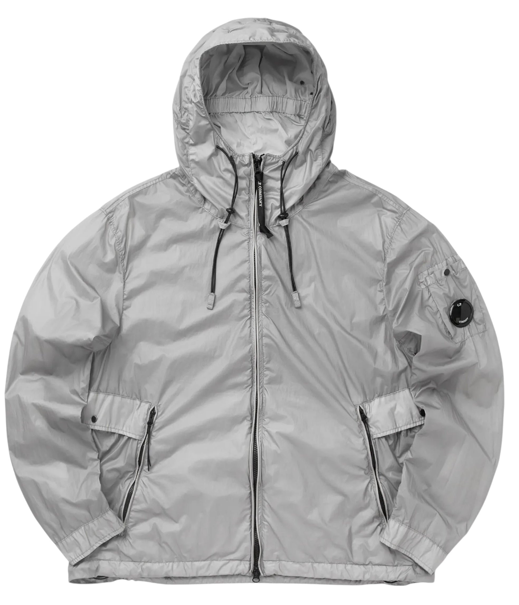 CP COMPANY GREY CS II LENS VIEWER LIGHTWEIGHT JACKET (M)