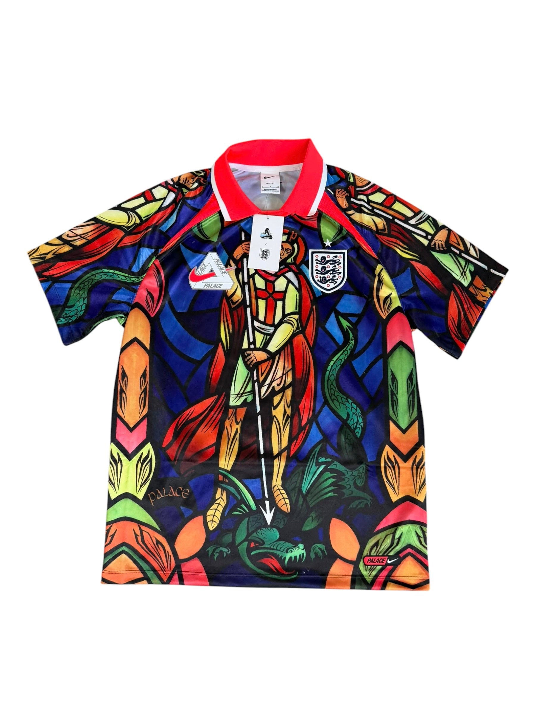 Palace x Nike England Dri-FIT Football Jersey (Small)