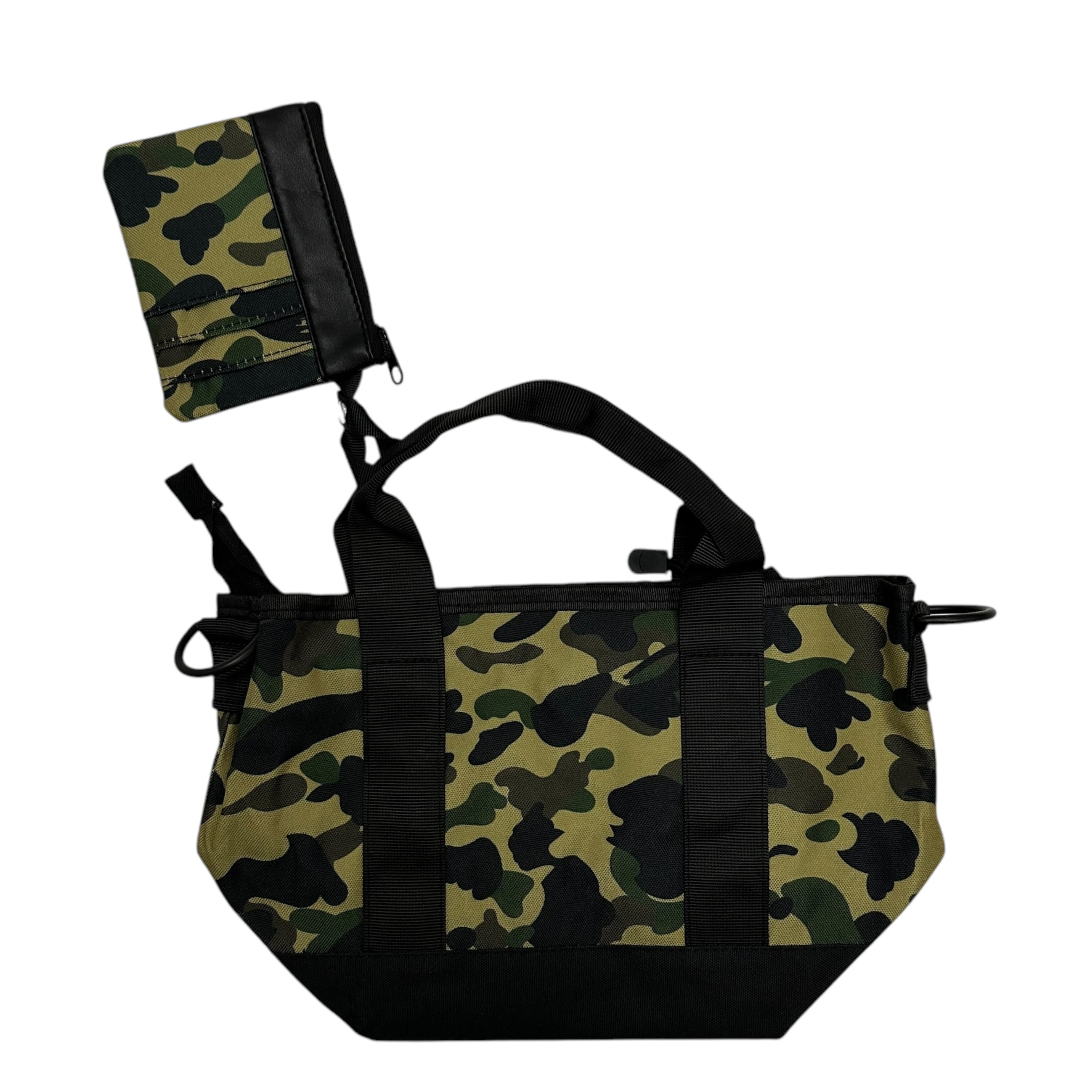 BAPE CAMO BAG WITH KIDS POUCH