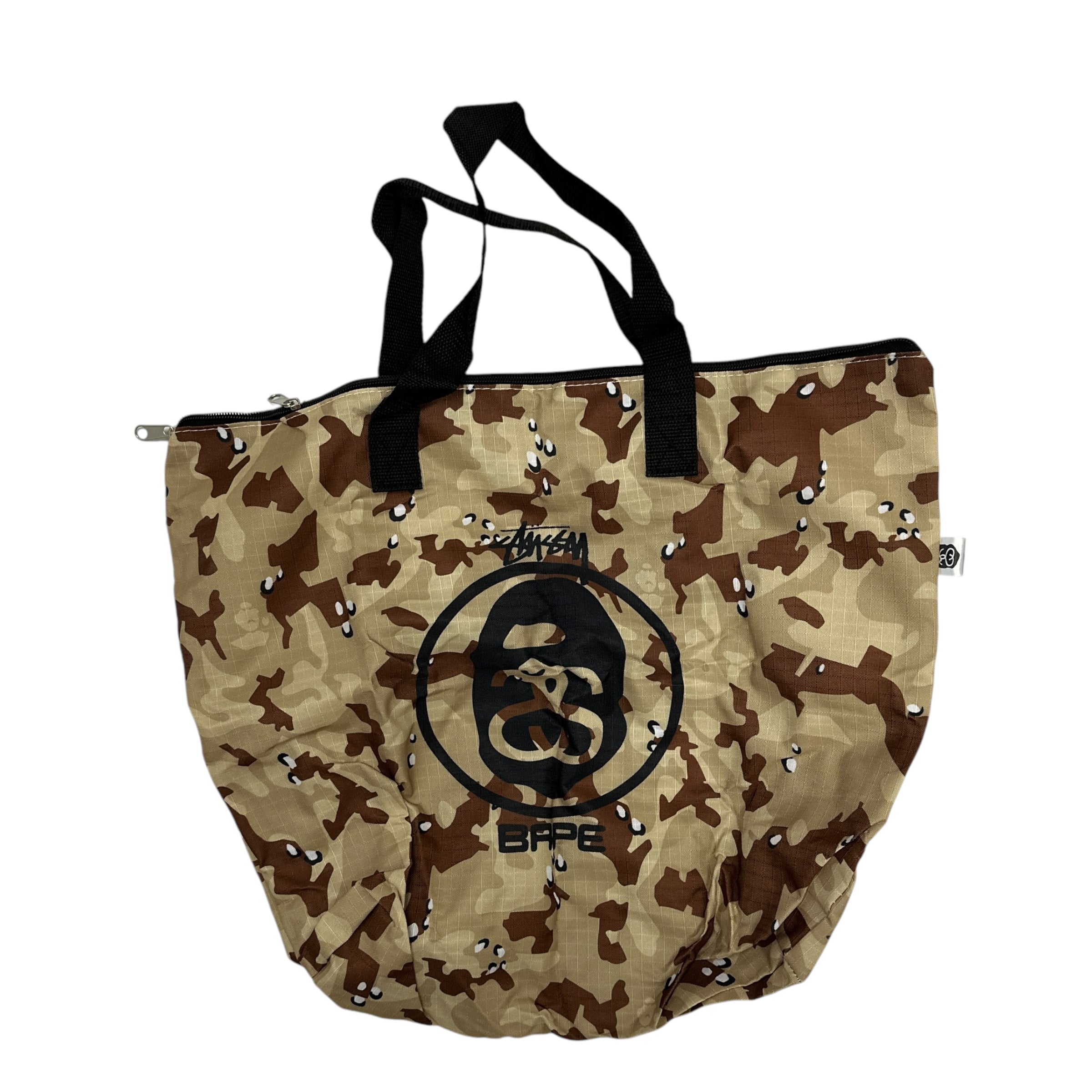 STUSSY X BAPE TOTE BAG