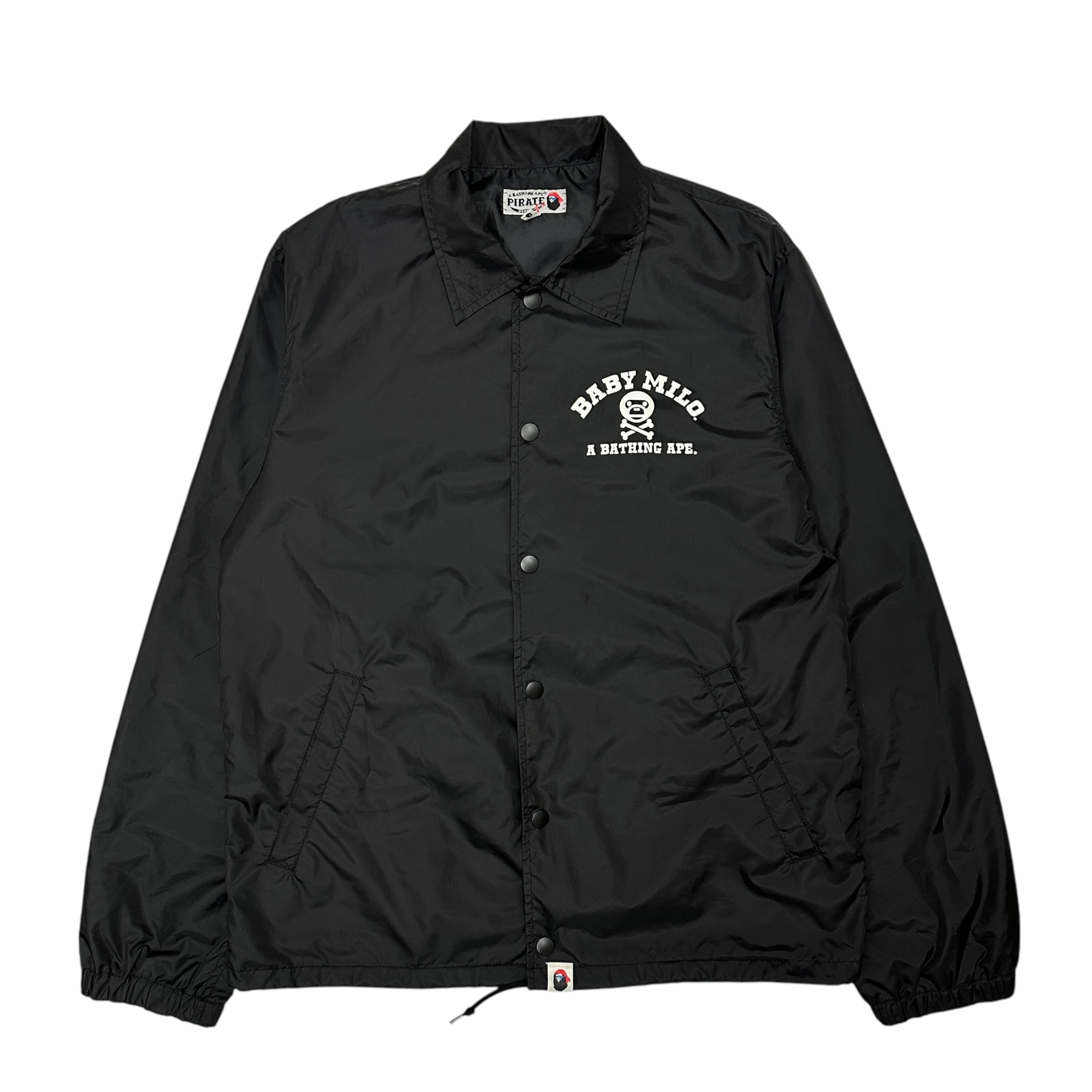 A BATHING APE COACH JACKET BLACK (S)