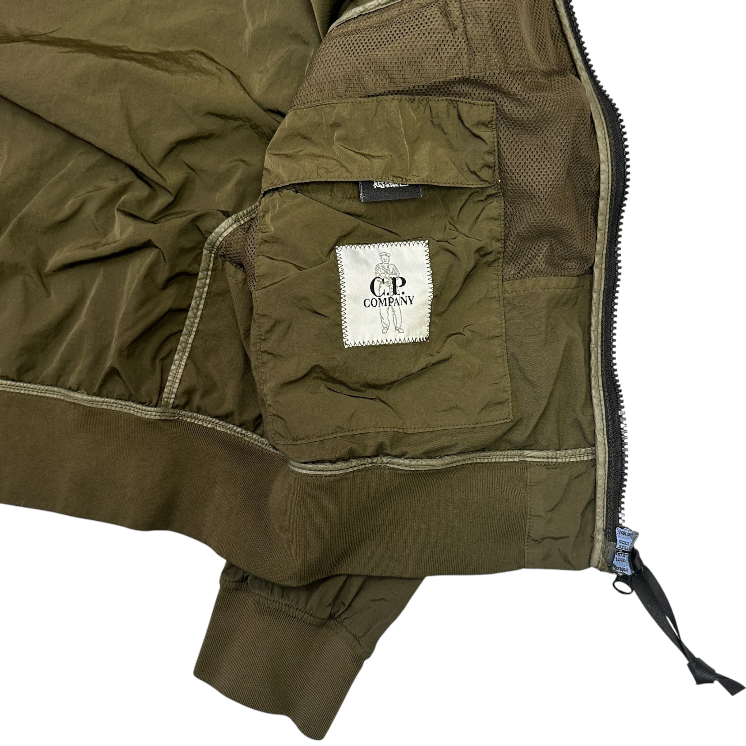 CP COMPANY CHROME-R BOMBER JACKET IVY GREEN (M)