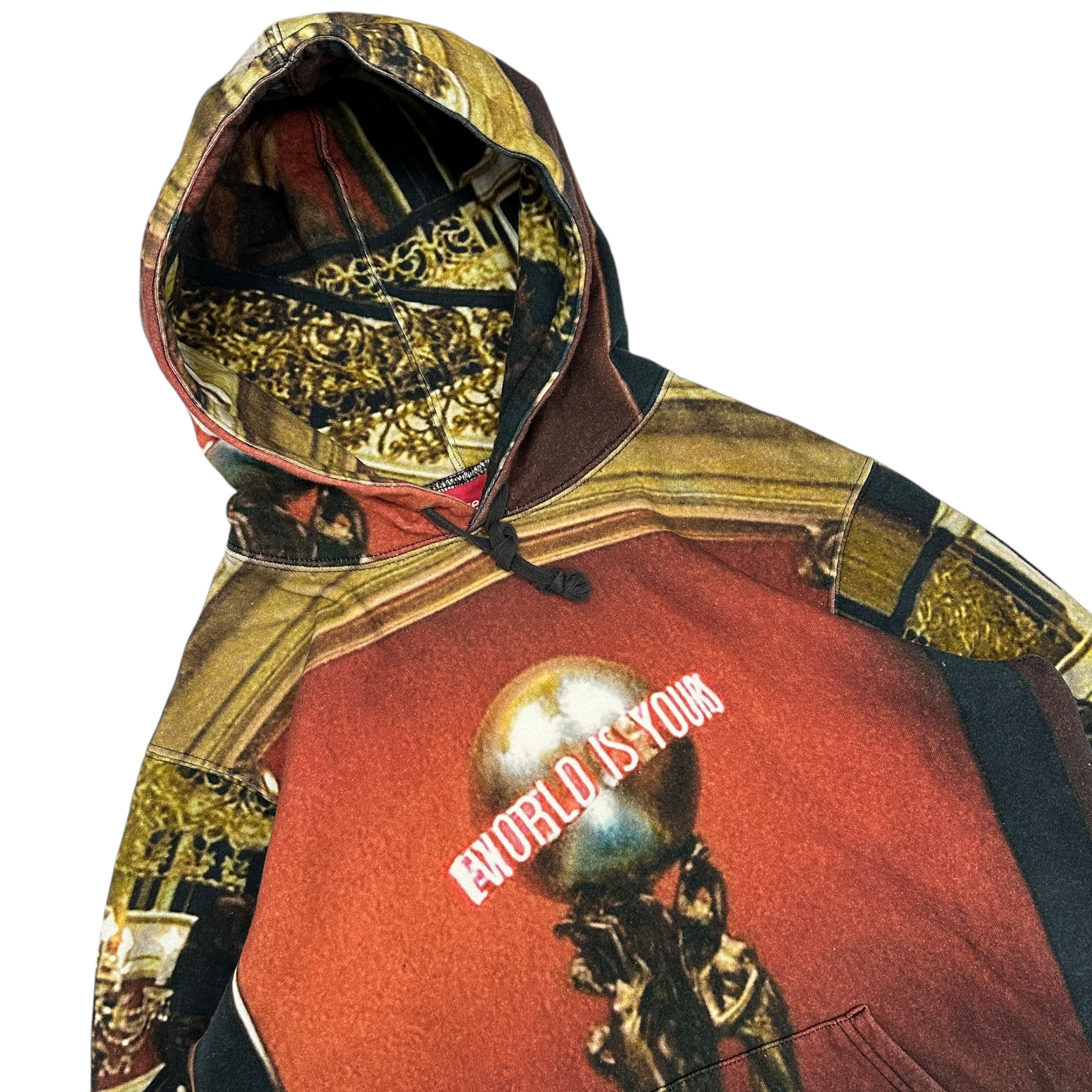 SUPREME SCARFACE 'THE WORLD IS YOURS' HOODIE AW17 (M)