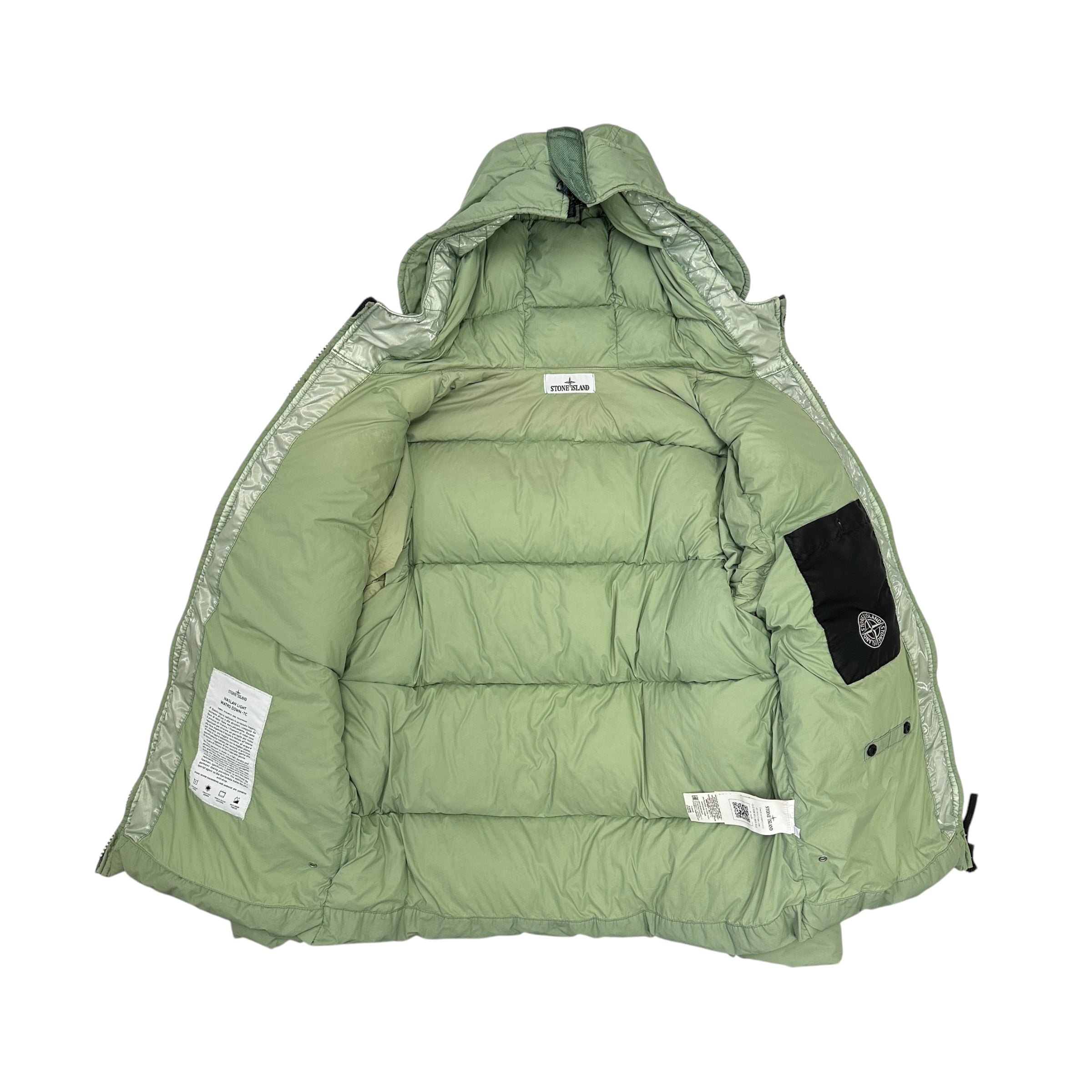 STONE ISLAND NASLAN WATRO PUFFER JACKET (S)