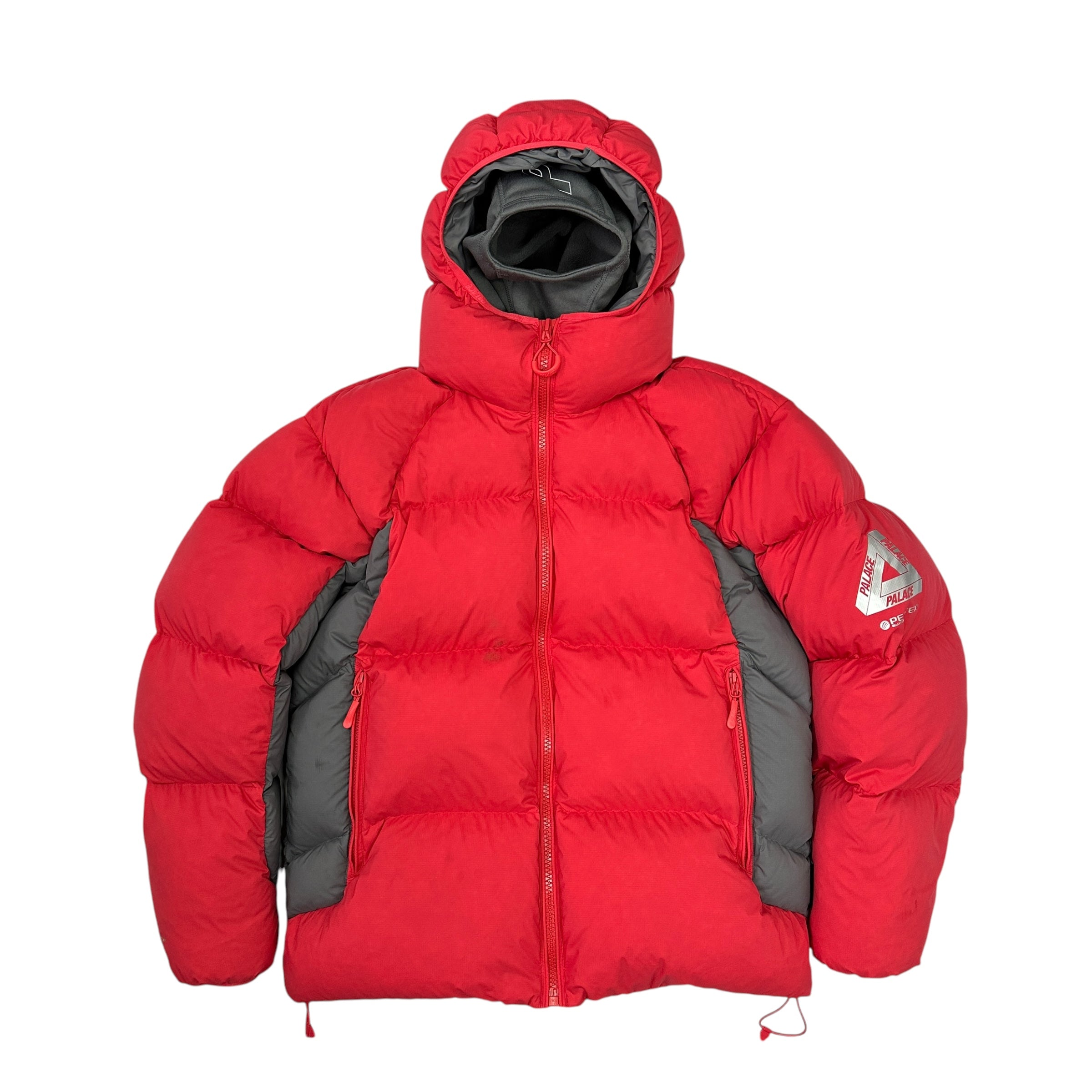 PALACE PERTEX RED BALACLAVA PUFFER (S)