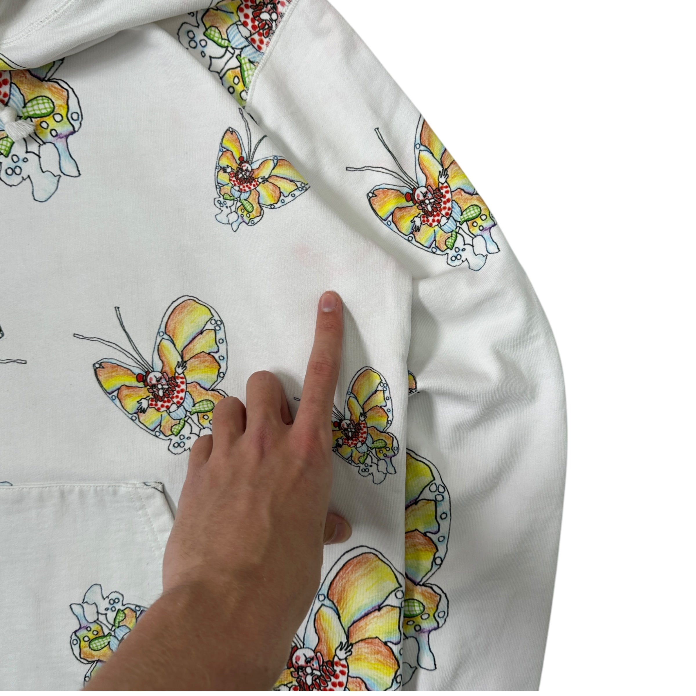 SUPREME GONZ BUTTERFLY HOODIE SS16 (S)