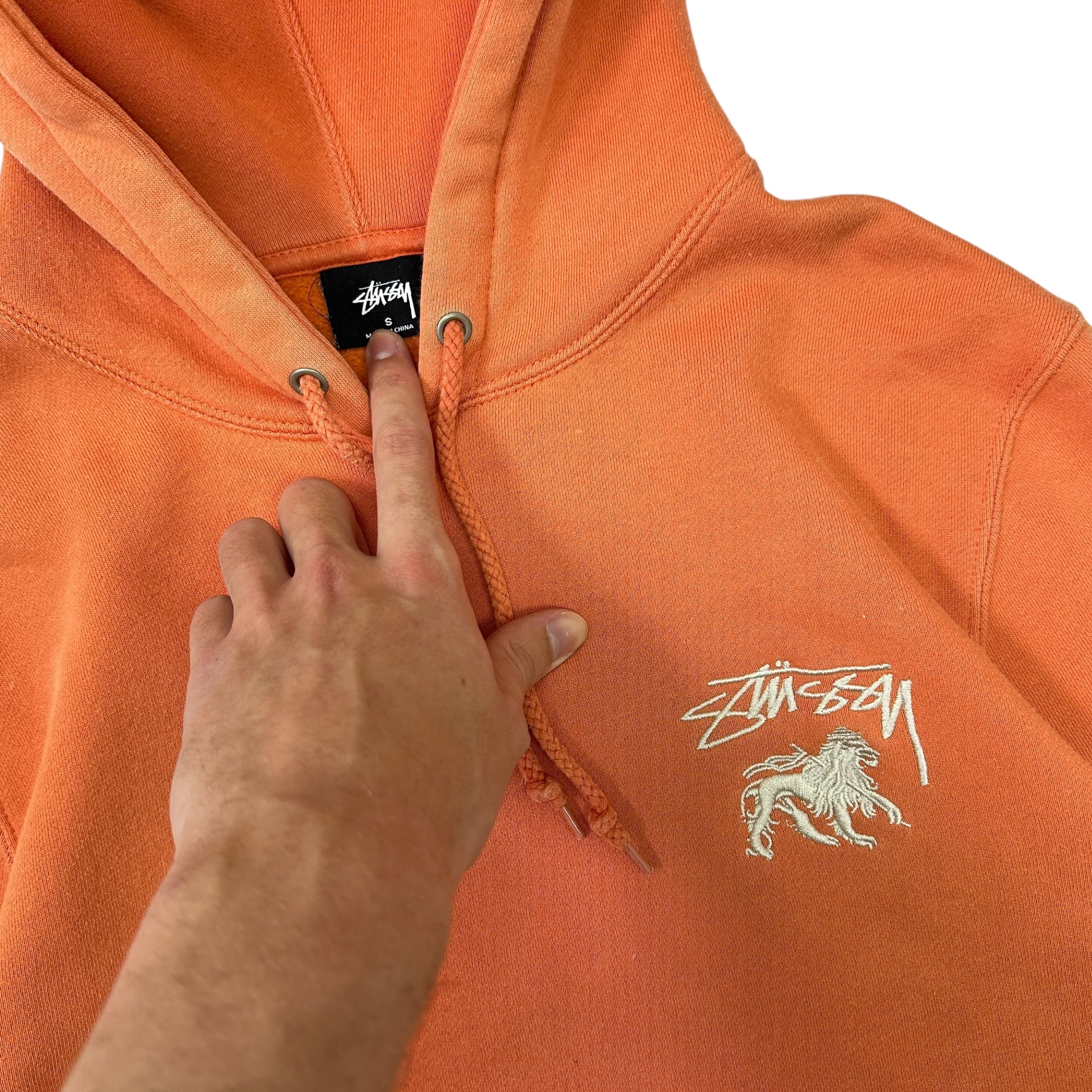 STUSSY LION HOODIE (S)