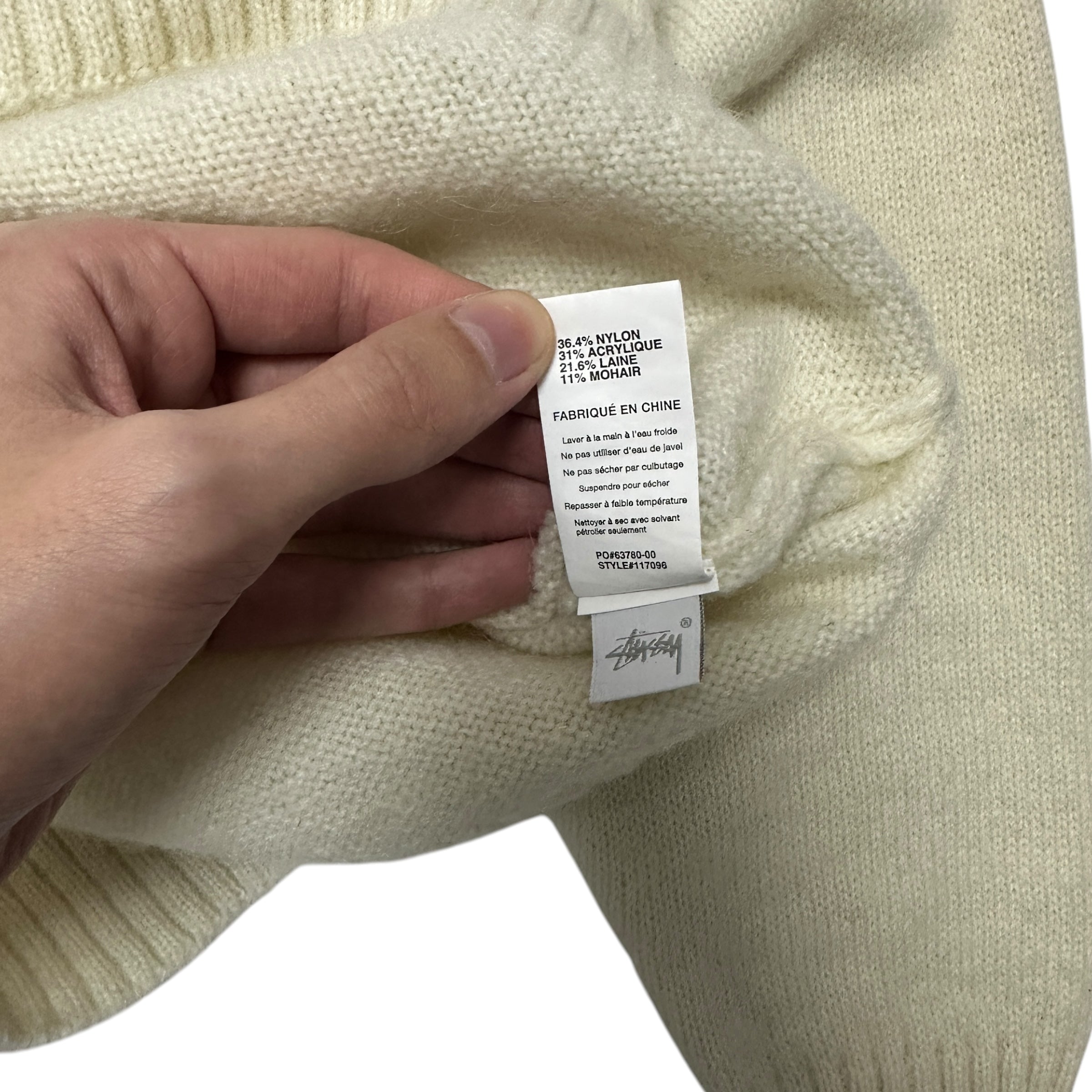 STUSSY MOHAIR SWEATER (UK M)