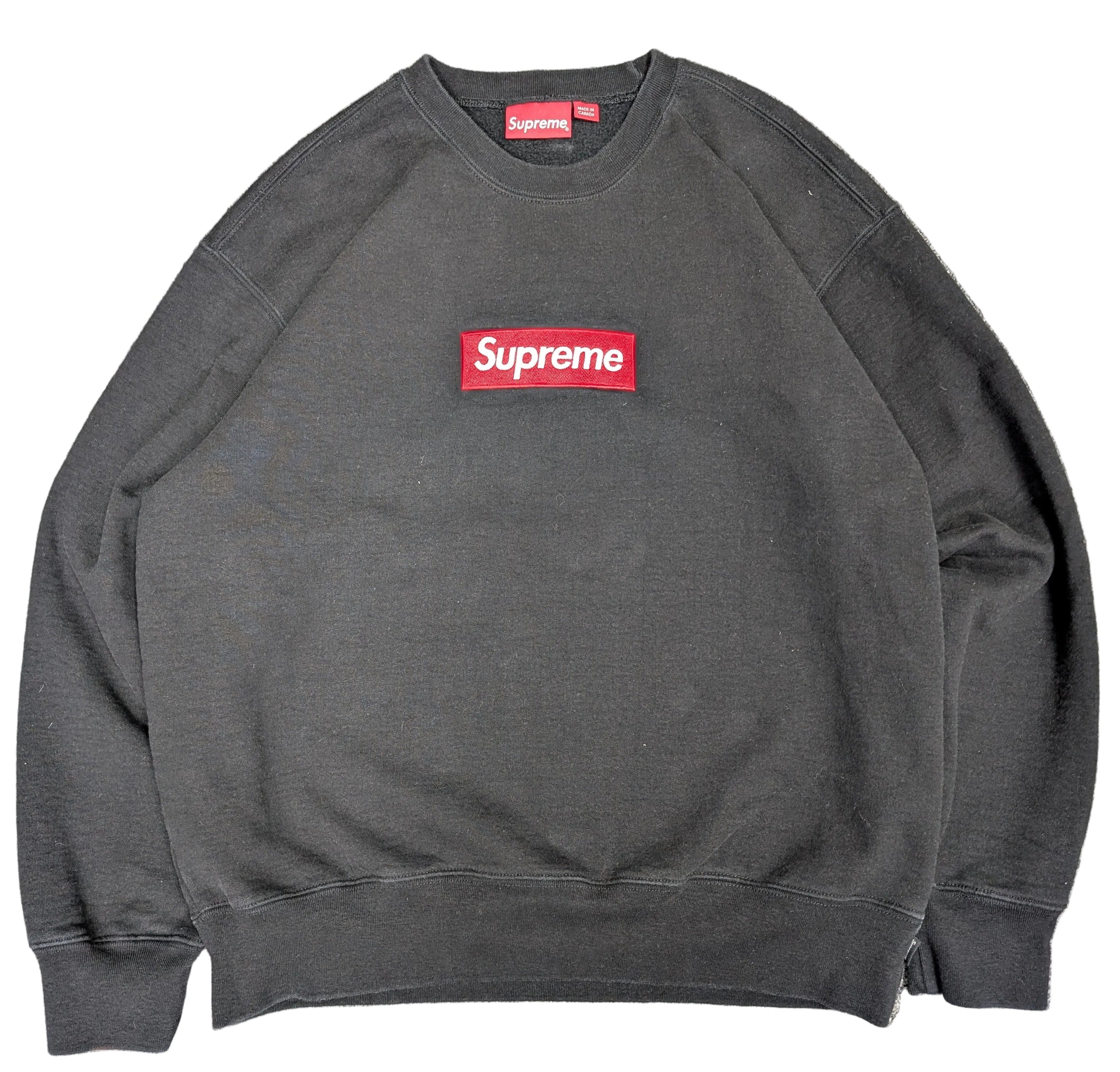 SUPREME BOX LOGO CREW NECK (M)