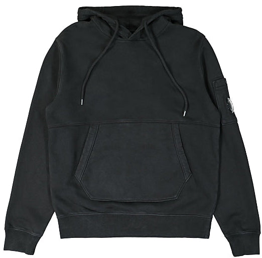 CP COMPANY LENS HOODIE BLACK (M)